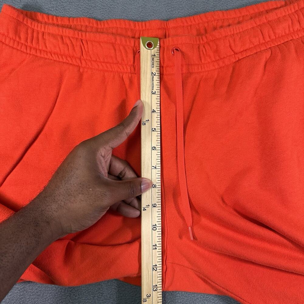 NIKE Women's Sweatpants X-Large Loose Fit Fleece Pants BV4093-673 Orange - Picture 6 of 8